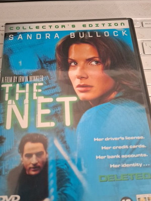 The Net DVD μεταχειρισμένο, Sandra Bullock, δράσης θρίλερ με ελληνικούς υπότιτλους