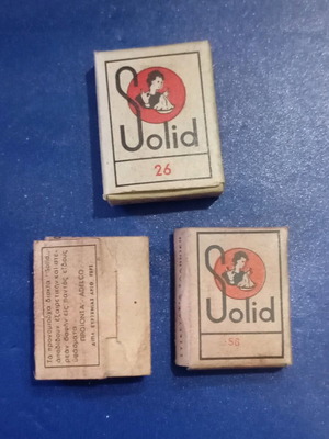 Solid old fabric dye used, 3 boxes with packets