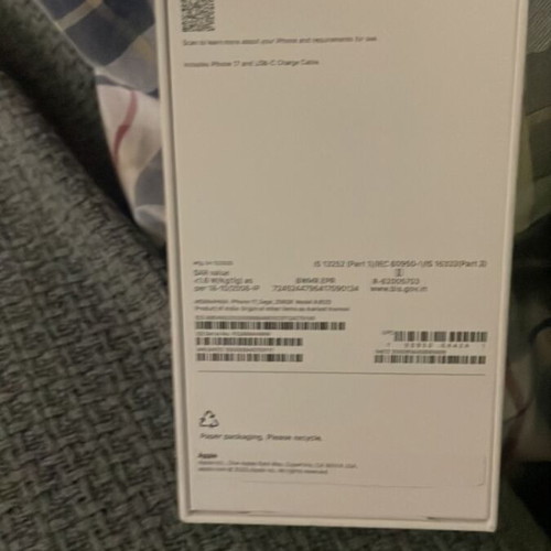 iPhone 17 box new empty