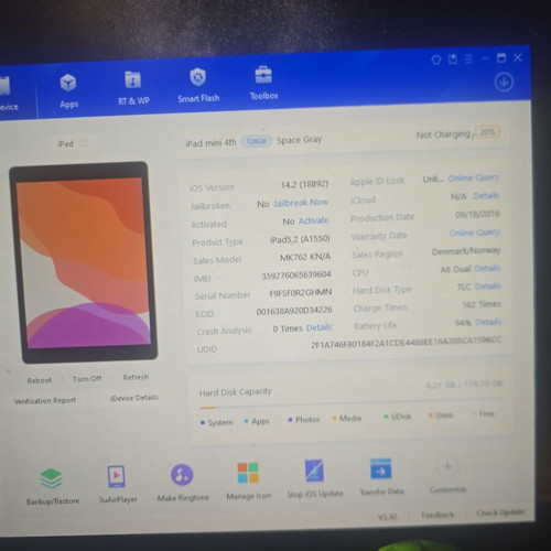 iPad 4 Mini 128GB