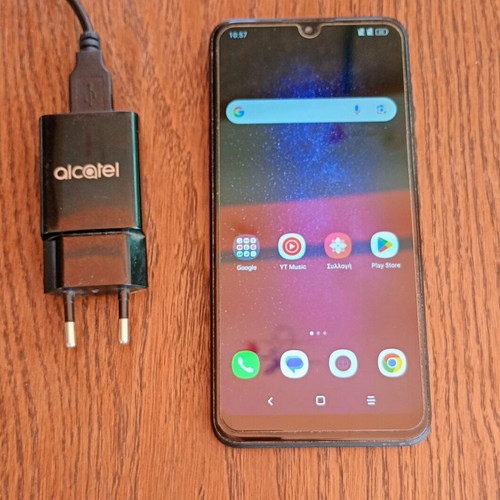 Alcatel 3L 2020 smartphone like new, 64GB, dual SIM, black