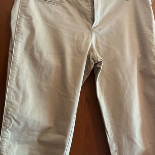 Massimo Dutti slim fit fabric pants beige like new size 42