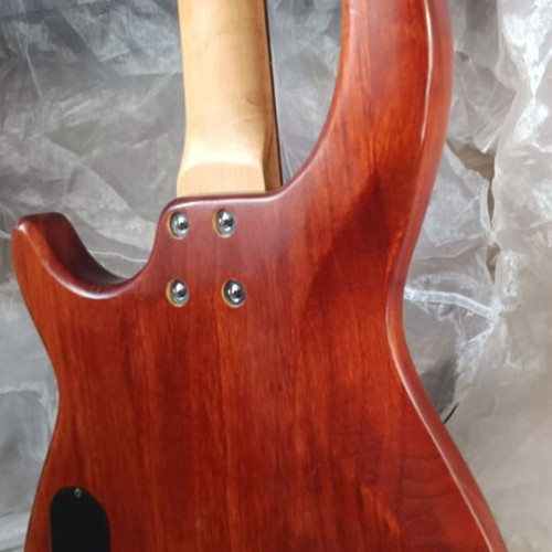 Dean electric bass guitar, 4-string wood top