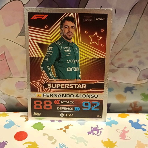 Fernando Alonso Topps Turbo Attax F1 2023 Like New