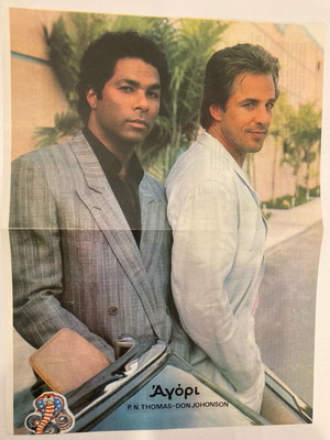 Αφίσα Miami Vice με Don Johnson & P M Thomas