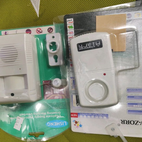 Wireless Doorbell and Shockproof Alarm System set new