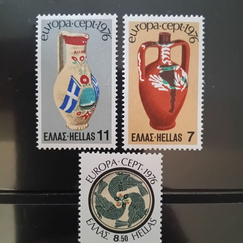 1976 Greece Europa CEPT Mint Never Hinged Luxury Stamps