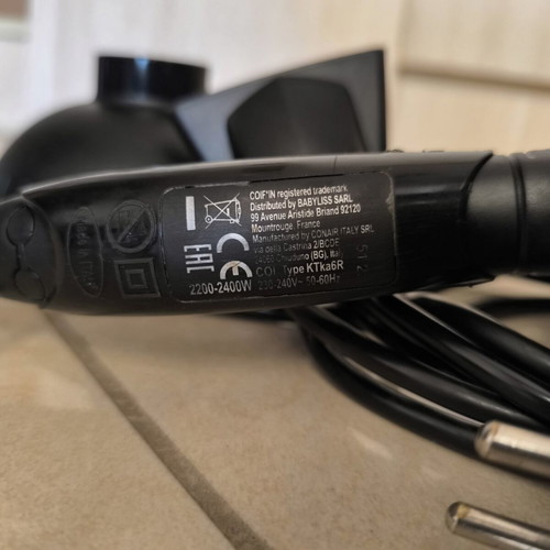 KortO A6 Hairdryer 2400W used