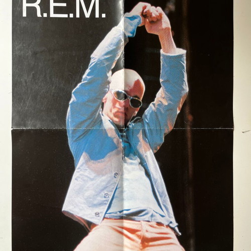 Michael Stipe R.E.M. poster used 34cm x 48cm