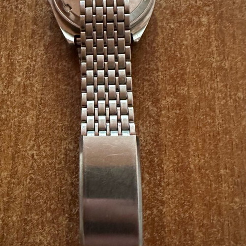 Seiko 5 automatic watch used, silver, 1981