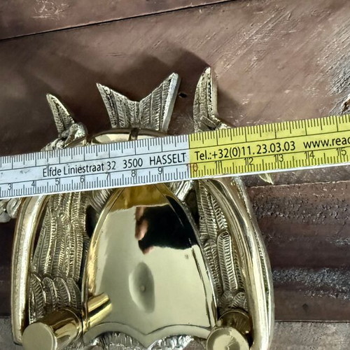 Vintage Heavy Brass Eagle Door Knocker