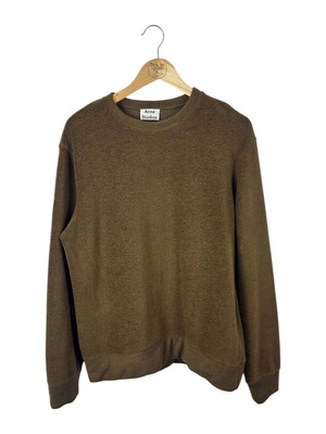 Acne Studios Casey Terry Sweatshirt размер L употребяван, кафяв