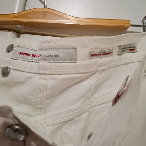 Miss Sixty Women Skinny Jeans used, white, size 27