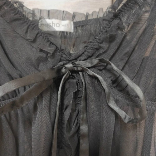 Brand new - Oysho - Babydoll lingerie camisole sexy top bralette Vintage / διαφανές νεγκλιζέ τούλινο