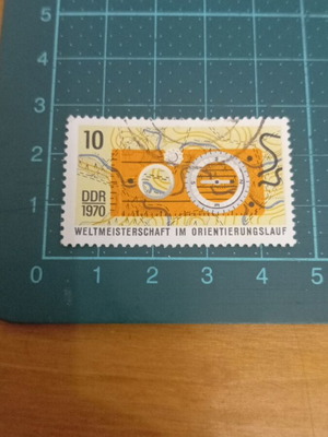 Germany DDR stamp 1970 Orienteering World Championships like new