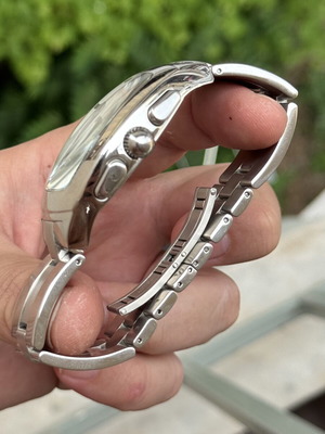 Vogue Chronograph watch like new, stainless steel, quartz
