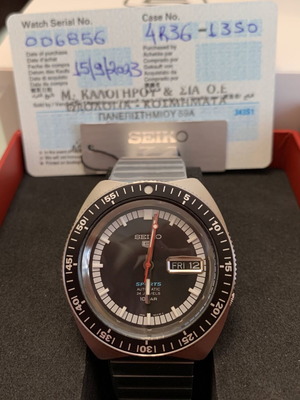 SEIKO 5 Sports 55th Anniversary Vintage SRPK17K1F Limited Edition 6856/15555 σε εγγυηση ΚΑΙΝΟΥΡΓΙΟ!