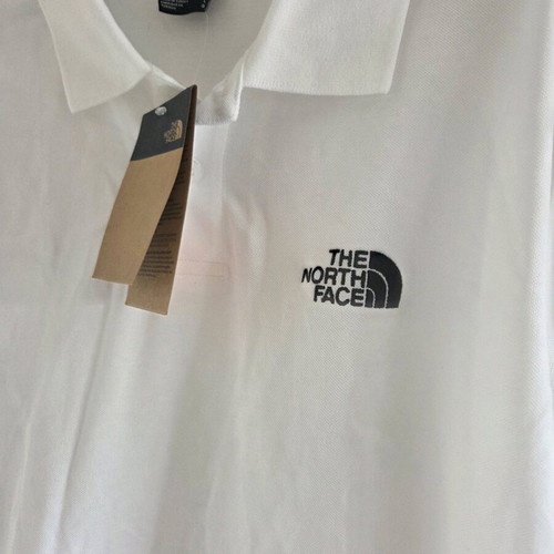 The North Face polo shirt, white, size L, cotton