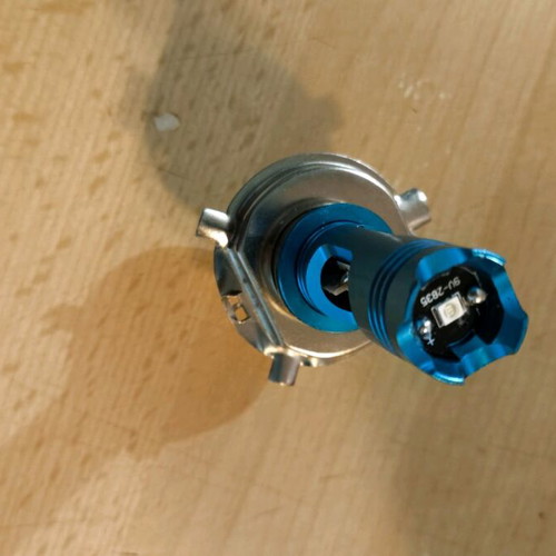 LED light H4 white 6000k like new for motorcycle or scooter