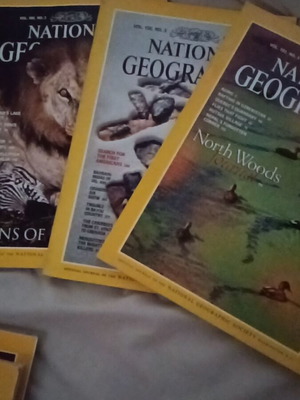Περιοδικά National Geographic σαν καινούργια, σετ 3 στα Αγγλικά