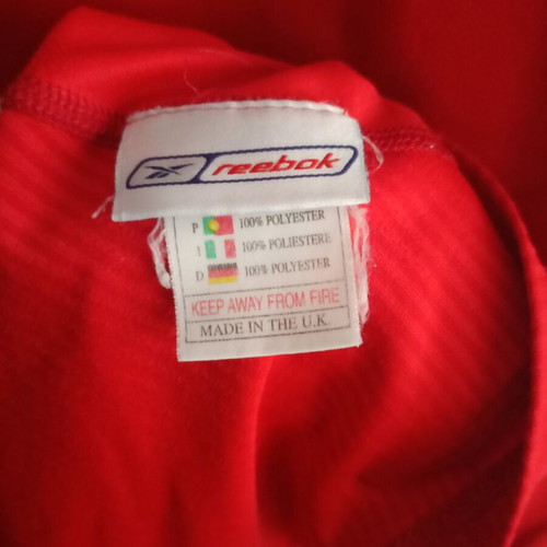 Liverpool Reebok jersey XXL used authentic 2002-2004