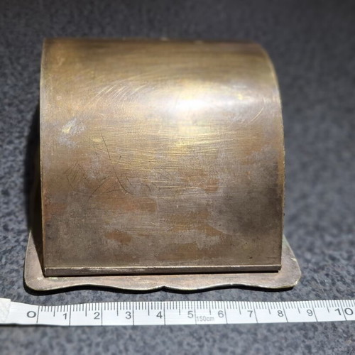 Brass Letter Holder vintage, D. Yfantis Greek craftsmanship