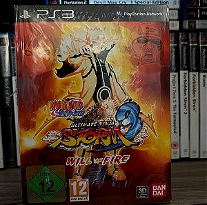 Naruto Shippuden Ultimate Ninja Storm 3 Will of Fire PS3 COMPLETE sealed new