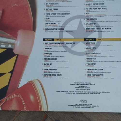 Va Smash Hits Party 89 2LP album used, pop