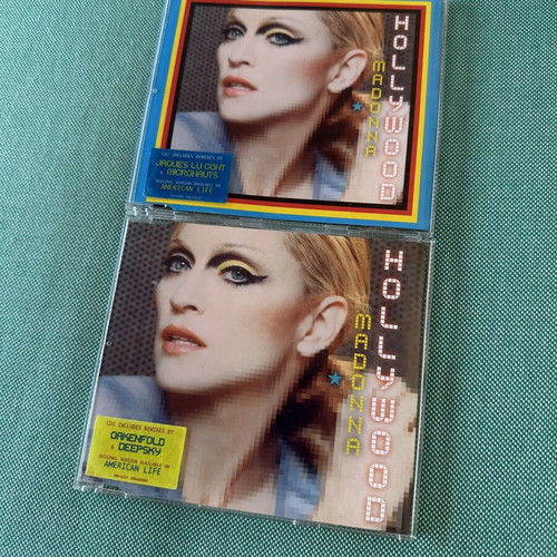 Madonna Hollywood 2 CD singles like new, pop