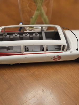 Ghostbusters Ecto-1 Playmobil μεταχειρισμένο αυτοκίνητο, λείπει εξοπλισμός οροφής και πόρτες