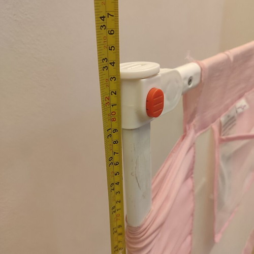 Bed safety rail guard, height 0.83m, width 1m