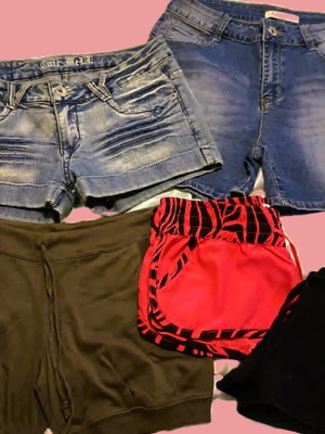 Pack of short pants N "M" like new, colorful, size M