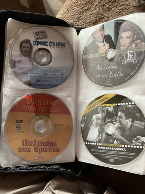 DVD pack of 16 used Greek movies with subtitles