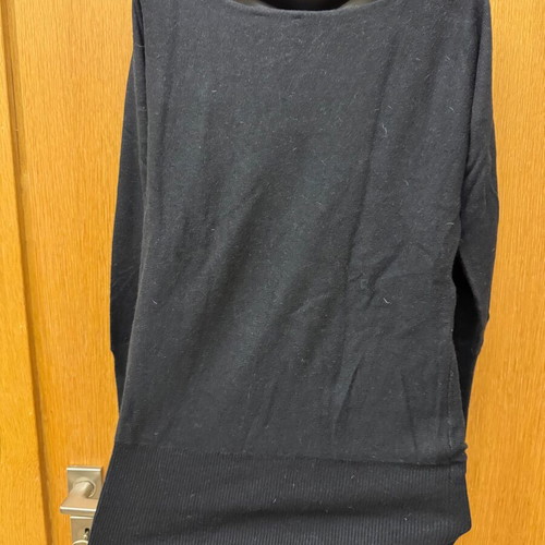 Sexy top Faith Connexion like new, black with silver rhinestones