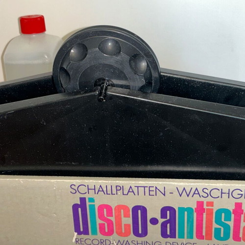 Knosti Disco-Antistat vinyl record washer full set used with new cleaning liquid 1L
