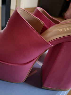 Mules platform sandals Mia size 38 pink new