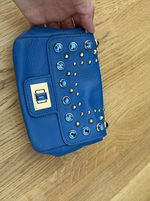 Juicy Couture mini crossbody bag blue like new