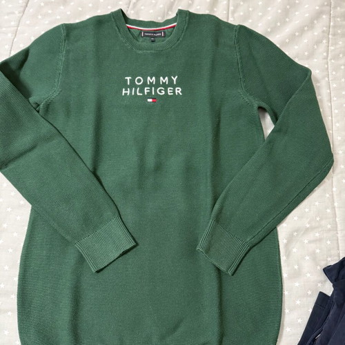 Zara pants and Tommy Hilfiger sweater set like new