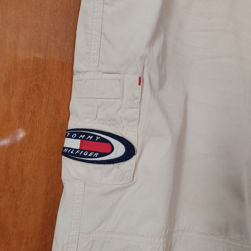 Tommy Hilfiger men's capri cargo pants like new, beige, cotton blend