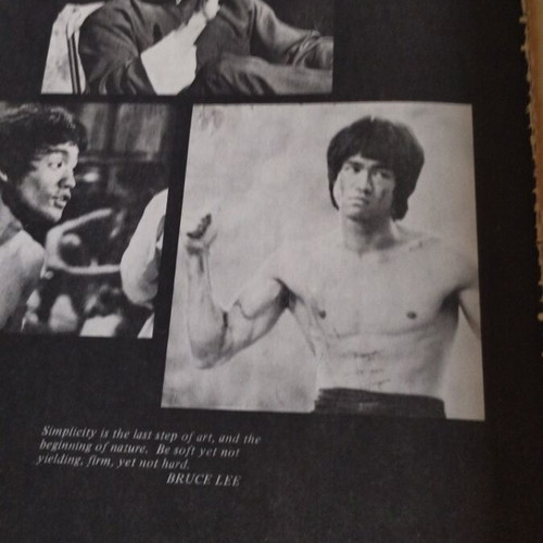 Bruce Lee The Untold Story magazine used, Unique Publications 1980