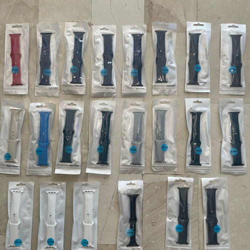 Apple Watch Silicone Bands Bundle 26 Pieces 42/44/45mm Series 7/8/9 New