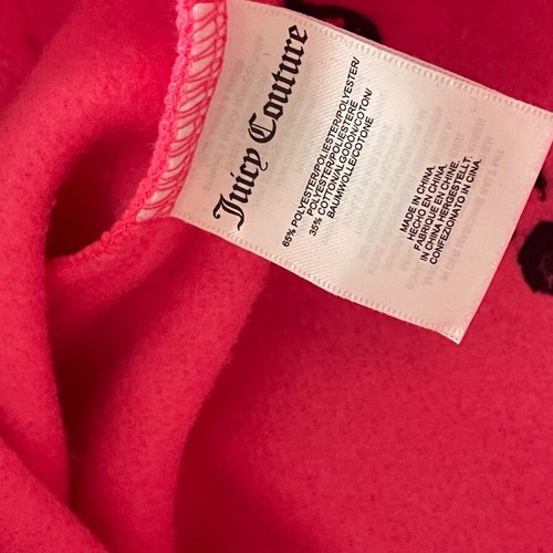 Juicy Couture pink hoodie size XS like new