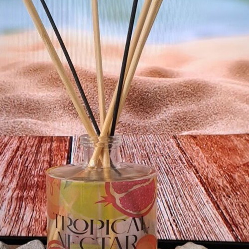 Tropical Nectar Reed Diffuser 200ml alcohol-free, new