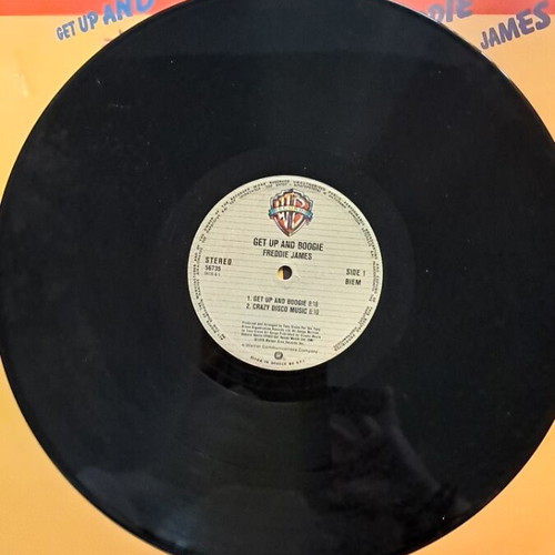Freddie James Get Up and Boogie vinyl record