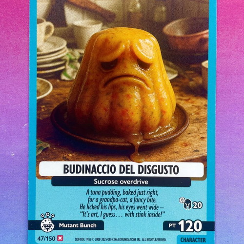 Bundinaccio Del Disguisto #47 Italian Brainrot Psychedelic Universe card new