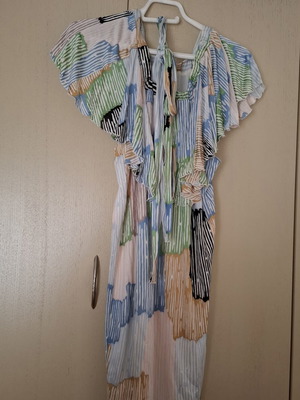 Missoni dress, colorful kaftan style