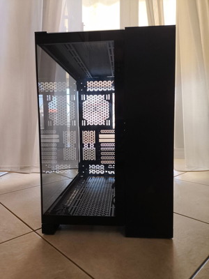 Corsair 6500X Black Obsidian αλουμινένιο κουτί σαν καινούργιο με 7 ταινίες LED iCUE RGB