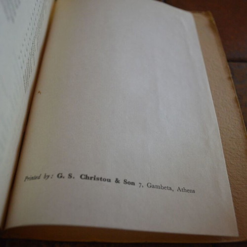 The Man Degenerated Ape book used, signed by Alexander Philadelpheus