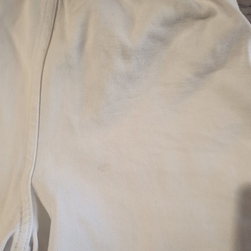 Shein white denim shorts, small size