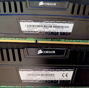 Corsair 2x4GB 1600MHz DDR3 RAM για Desktop